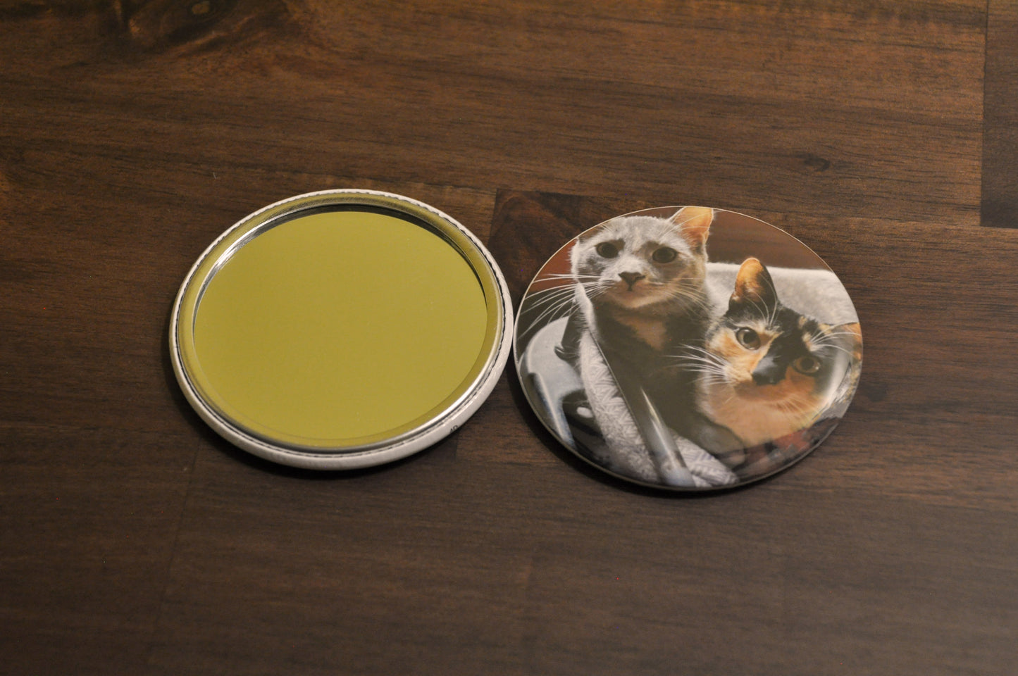 2.25" Round Photo Mirror