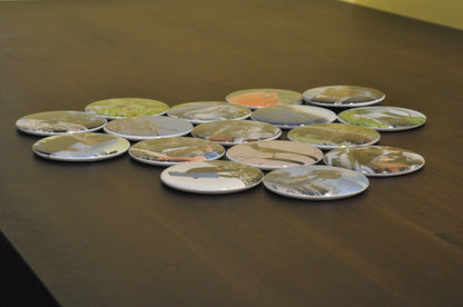 2.25" Round Photo Magnets