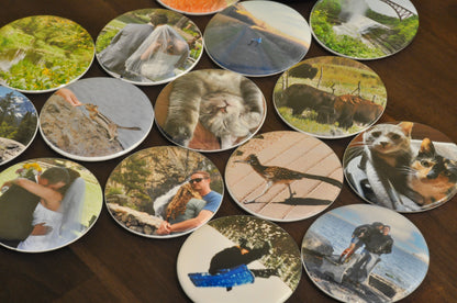 2.25" Round Photo Magnets