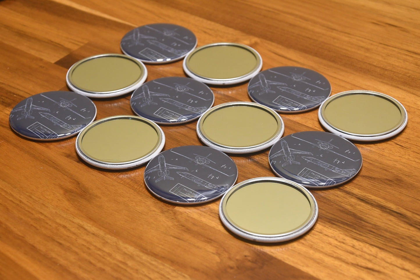 2.25" Round Photo Mirror