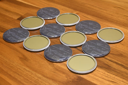 2.25" Round Photo Mirror